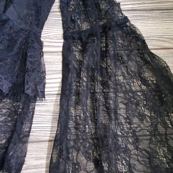 Last 2! Taylor Black Lace Blouse S M - Picture 7 of 7